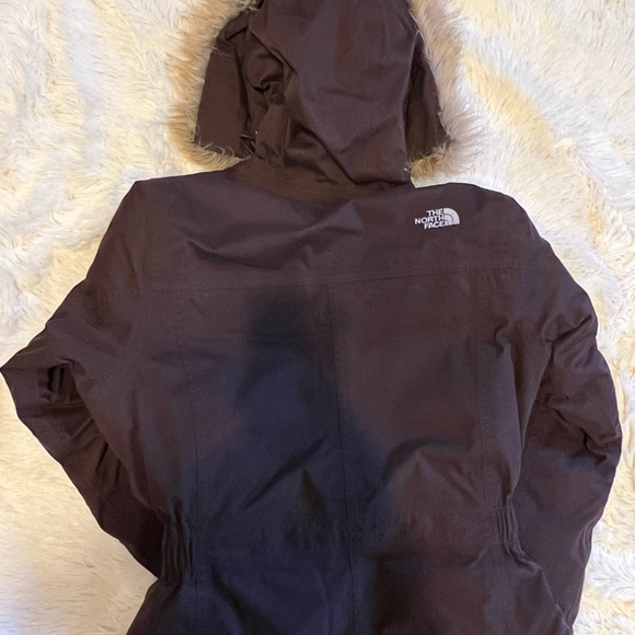 North Face Brown Parka Jacket - Picture 3 of 4